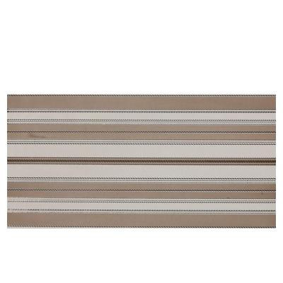 Identity Taupe/Tan Fabric 12 in. x 24 in. Porcelain Decorative Accent Floor and Wall Tile-DISCONTINUED