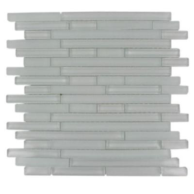 Temple Melting Ice 12 in. x 12 in. x 8 mm Glass Floor and Wall Tile-DISCONTINUED