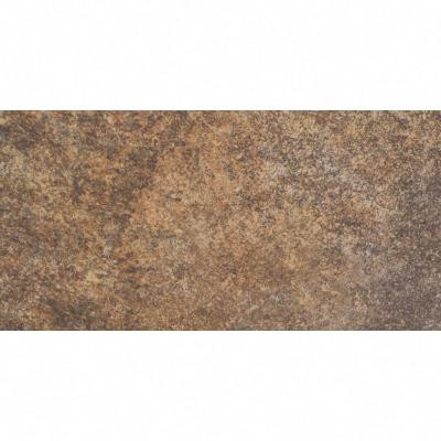 Granite Marron 6 in. x 12 in. Glazed Porcelain Floor and Wall Tile (9.69 sq. ft./case)-DISCONTINUED
