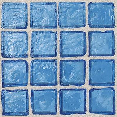 Egyptian Glass Mediterranean 12 in. x 12 in. x 6 mm Glass Face-Mounted Mosaic Wall Tile