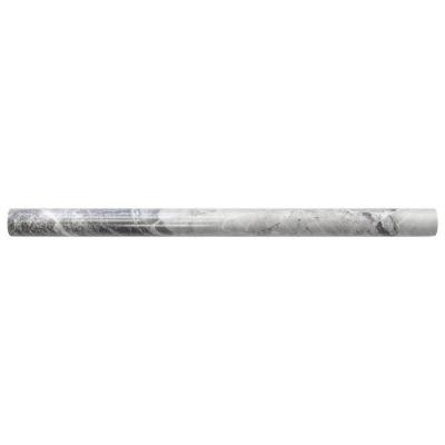 Tundra Grey 3/4 in. x 11-7/8 in. Marble Dome Wall Tile