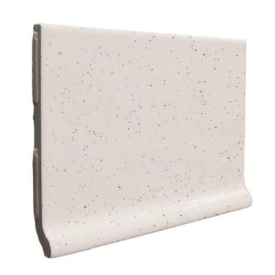 Color Collection Bright Granite 3-3/4 in. x 6 in. Ceramic Stackable Cove Base Wall Tile-DISCONTINUED