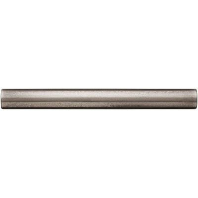 3/4 in. x 6 in. Cast Metal Pencil Liner Brushed Nickel Tile (10 pieces / case) - Discontinued