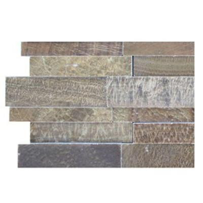 Dimension 3D Brick Wood Onyx Pattern - 6 in. x 6 in. Floor and Wall Tile Sample