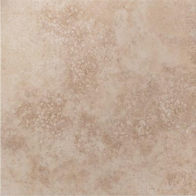 Tuscany Ivory 18 in. x 18 in. Glazed Porcelain Floor & Wall Tile-DISCONTINUED