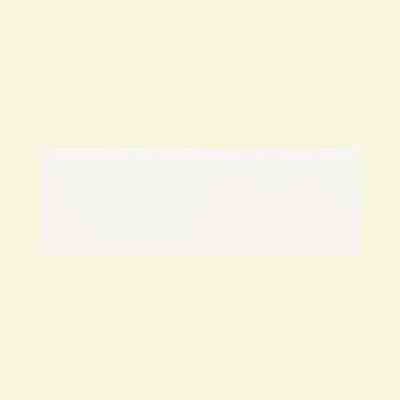 Modern Dimensions Gloss Arctic White 4-1/4 in. x 12 in. Ceramic Wall Tile (10.64 sq. ft. / case)