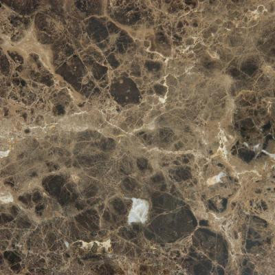 Emperador Dark 12 in. x 12 in. Polished Marble Floor and Wall Tile (10 sq. ft. / case)