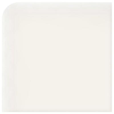 Modern Dimensions Gloss Arctic White 2-1/8 in. x 2-1/8 in. Ceramic Surface Bullnose Corner Wall Tile-DISCONTINUED