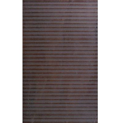 Avila Lines 12 in. x 24 in. Marron Porcelain Floor and Wall Tile (14.25 sq. ft./case)-DISCONTINUED