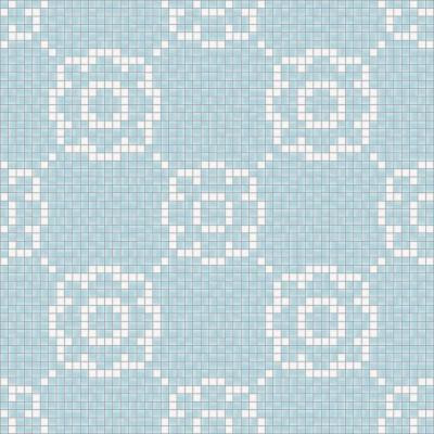Flourish Breeze Motif 24 in. x 24 in. Glass Wall and Light Residential Floor Mosaic Tile