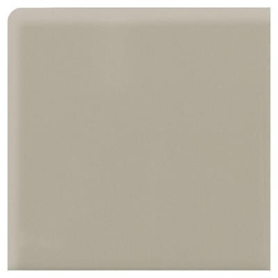 Modern Dimensions Architectural Gray 2-1/4 in. x 2-1/4 in. Ceramic Bullnose Corner Wall Tile-DISCONTINUED