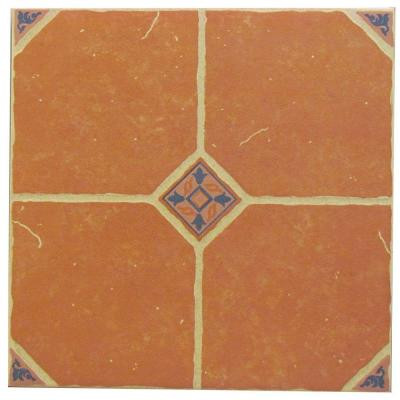 Terra Cotta 16 in. x 16 in. Ceramic Floor Tile (14.22 sq.ft./case)