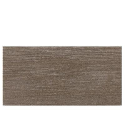 Identity Oxford Brown Grooved 12 in. x 24 in. Porcelain Floor and Wall Tile (11.62 sq. ft. / case) - DISCONTINUED