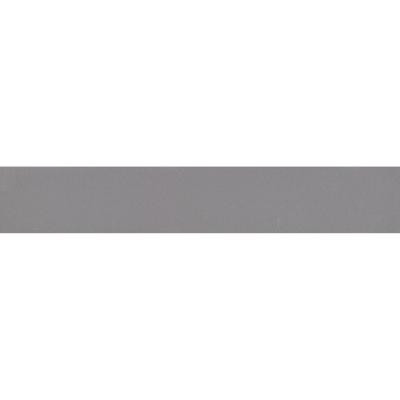 Liners Suede Gray 1 in. x 6 in. Ceramic Liner Wall Tile