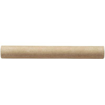 3/4 in. x 6 in. Cast Stone Pencil Liner Travertine Tile (10 pieces / case) - Discontinued