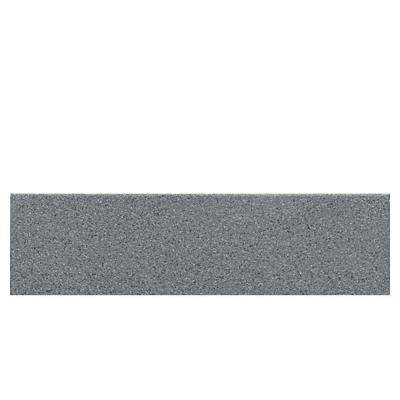 Colour Scheme Suede Gray 3 in. x 12 in. Porcelain Bullnose Floor and Wall Tile