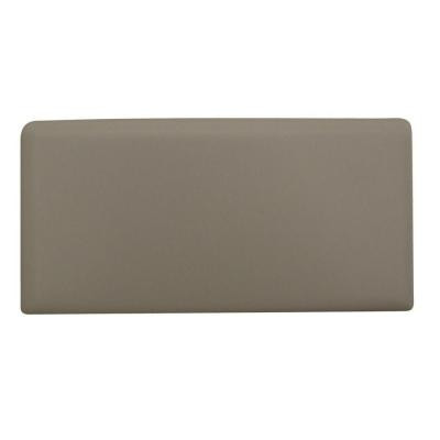 Rittenhouse Square Matte Biscuit 3 in. x 6 in. Ceramic Right Bullnose Wall Tile