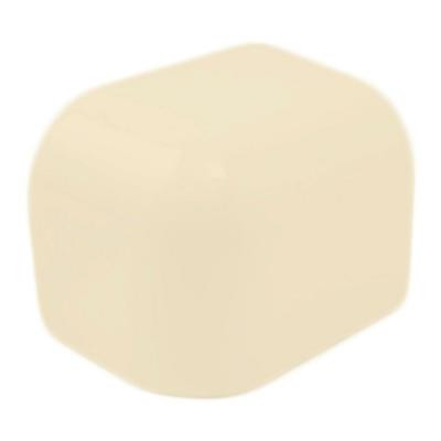 Color Collection Bright Khaki 2 in. x 2 in. Ceramic Sink Rail Corner Wall Tile-DISCONTINUED