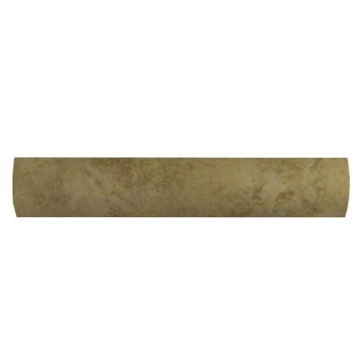 Coliseum 1 in. x 7 in. Athens Ceramic Quarter Round Floor and Wall Tile-DISCONTINUED