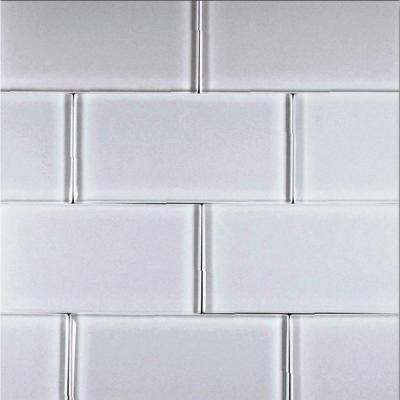 Alpinez Telluride-1473 Glass Subway Tile - 3 in. X 6 in. Tile Sample-DISCONTINUED