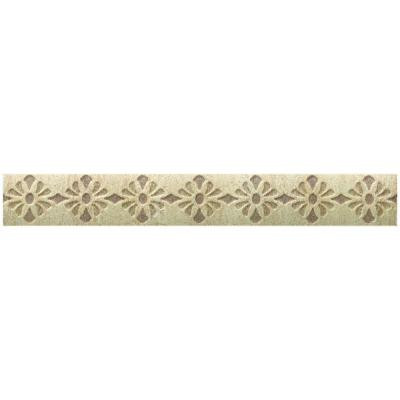 Fashion Accents Tapestry 1 in. x 9 in. Decorative Accent Wall Tile