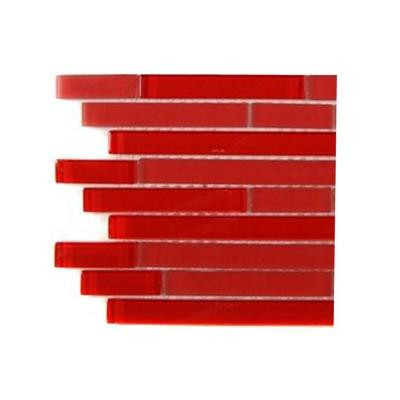 Temple Mars Glass Tile - 6 in. x 6 in. Floor and Wall Tile Sample