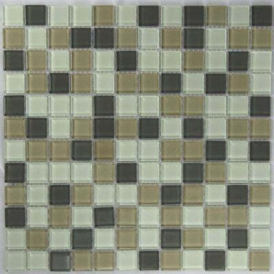 Riverz Humbolt Mosaic Glass Mesh Mounted Tile - 3 in. x 3 in. Tile Sample
