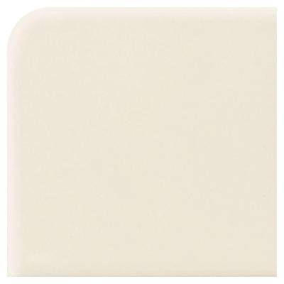 Modern Dimensions Matte Biscuit 4-1/4 in. x 4-1/4 in. Ceramic Surface Bullnose Corner Wall Tile