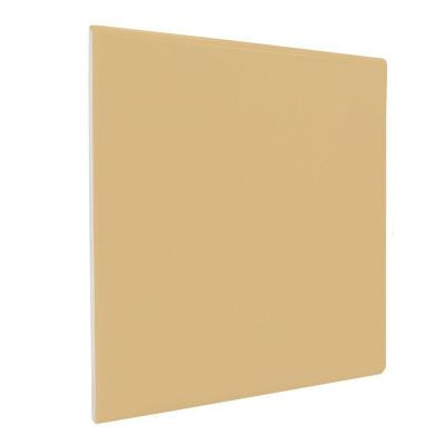 Matte Camel 6 in. x 6 in. Ceramic Surface Bullnose Corner Wall Tile-DISCONTINUED