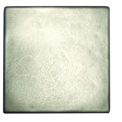 4 in. x 4 in. Pewter Field Metal Floor and Wall Tile