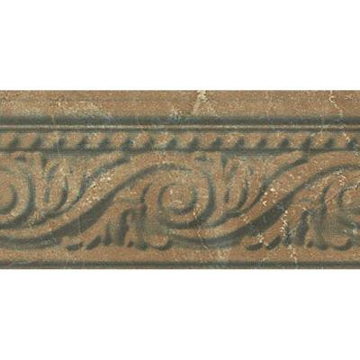 Listel Pisa 4 in. x 8 in. Tabaco Ceramic Accent Tile-DISCONTINUED