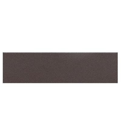 Colour Scheme Artisan Brown Solid 3 in. x 12 in. Porcelain Bullnose Floor and Wall Tile
