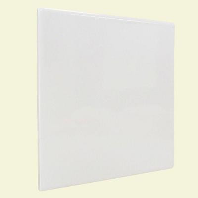 Color Collection Bright Snow White 6 in. x 6 in. Bullnose Corner Wall Tile-DISCONTINUED