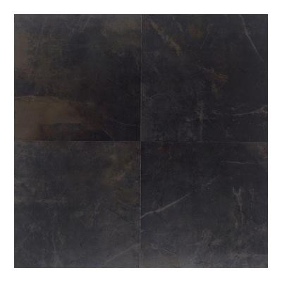 Concrete Connection Downtown Black 20 in. x 20 in. Porcelain Floor and Wall Tile (16.27 q. ft. / case)