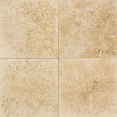Travertine Turco Classico 18 in. x 18 in. Natural Stone Floor and Wall Tile (9 sq. ft. / case)-DISCONTINUED