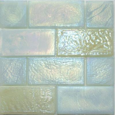 Edgewater Del Mar Glass Mosaic & Wall Tile - 5 in. x 5 in. Tile Sample-DISCONTINUED