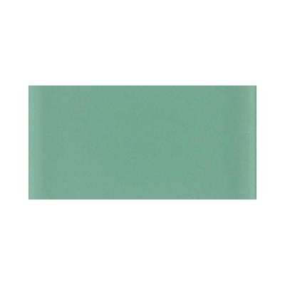 Glass Reflections 3 in. x 6 in. Serene Green Glass Wall Tile (4 sq. ft. / case)-DISCONTINUED