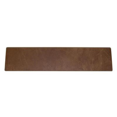 Concrete Connection Plaza Rouge 3 in. x 13 in. Porcelain Bullnose Floor and Wall Tile