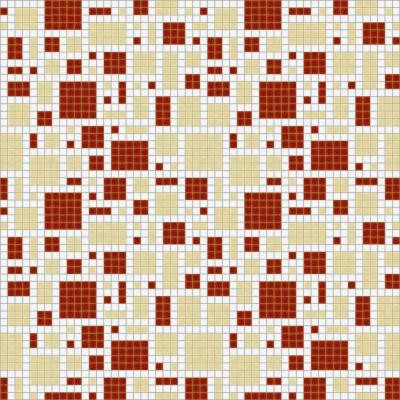 Scatter Rust Motif 24 in. x 24 in. Glass Wall and Light Residential Floor Mosaic Tile