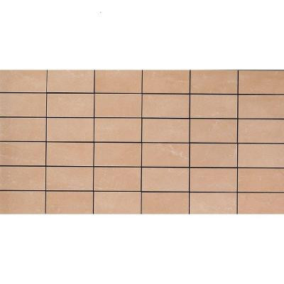 Avila Beige 12 in. x 24 in. x 8 mm Porcelain Mosaic Floor and Wall Tile-DISCONTINUED