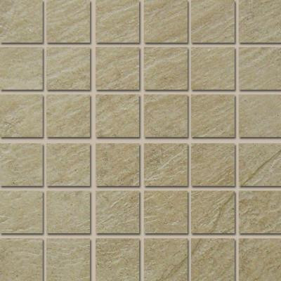 Terra Brazilian Slate 12 in. x 12 in. Porcelain Mosaic Floor and Wall Tile
