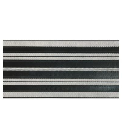Identity Black and White 12 in. x 24 in. Porcelain Decorative Accent Floor and Wall Tile-DISCONTINUED