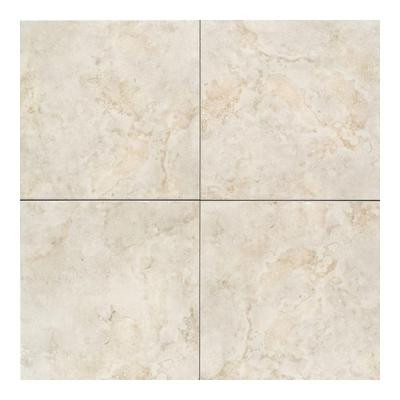 Brancacci Aria Ivory 18 in. x 18 in. Glazed Ceramic Floor and Wall Tile (18 sq. ft. / case)