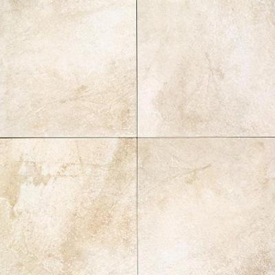 Portenza Bianco Ghiaccio 21 in. x 21 in. Glazed Porcelain Floor and Wall Tile (14.74 sq. ft. / case)