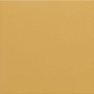 Colour Scheme Sunbeam Solid 6 in. x 6 in. Bullnose Porcelain Tile-DISCONTINUED