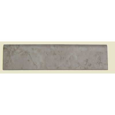 Brancacci Aria Ivory 3 in. x 12 in. Ceramic Bullnose Floor or Wall Trim Tile