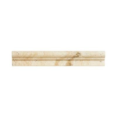 Toscano Crown 2 in. x 12 in. Travertine Wall Trim
