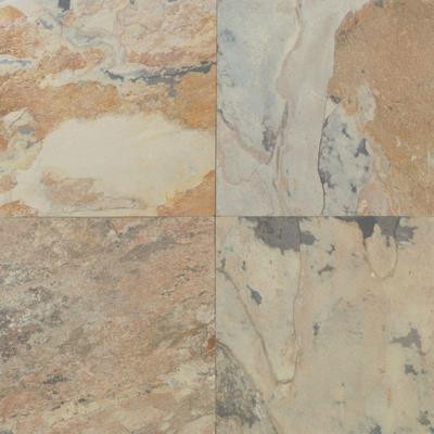 Natural Stone CollectionAutumn Mist 12 in. x 12 in. Slate Floor and Wall Tile (10 sq. ft. / case)