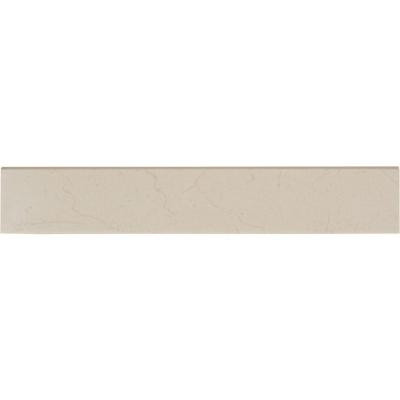 Marfil 3 in. x 20 in. Polished Porcelain Bullnose Floor and Wall Tile