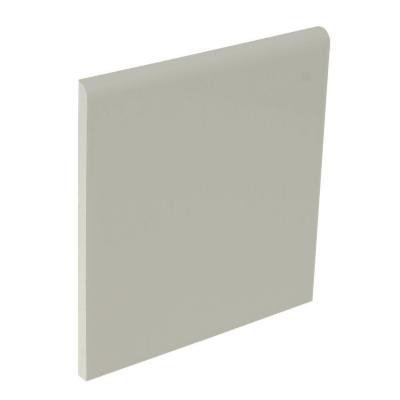Color Collection Bright Taupe 4-1/4 in. x 4-1/4 in. Ceramic Surface Bullnose Wall Tile-DISCONTINUED